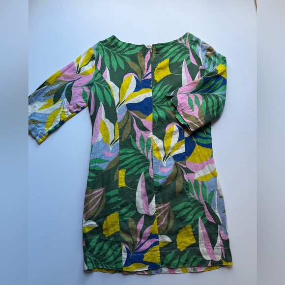 Boden Multicolor Abstract Pattern Dress ๐๐๏ธ๐ 100% LINEN โ
๐ - Picture 14 of 16